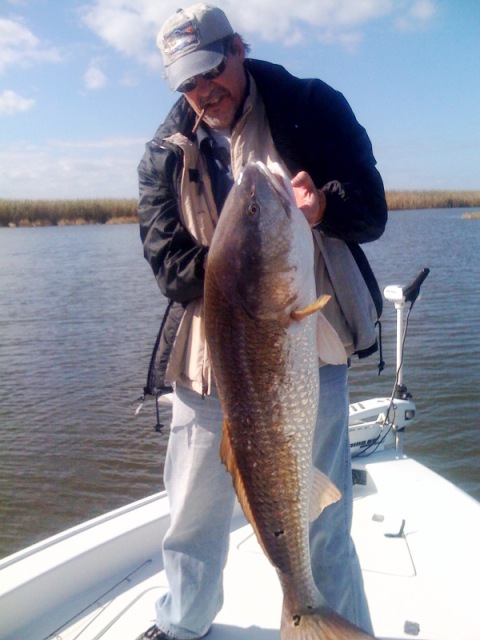 Glenn Perich, and the boat's biggest fish!