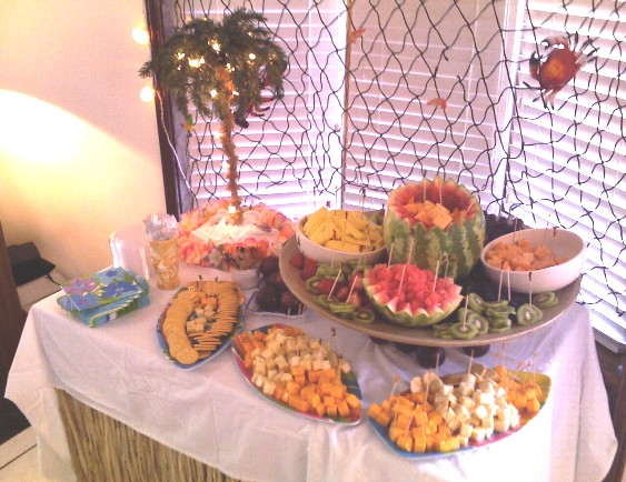 Fruit and Cheese Station