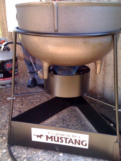 Mustang Jambalaya Tailgate Pot!