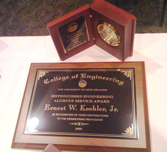 Ernest W. Koehler Award