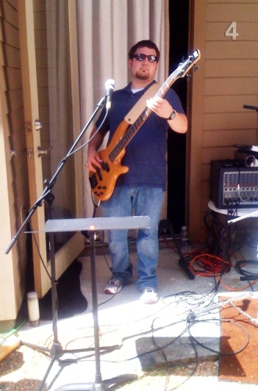 Dustin Hymel bass guitar