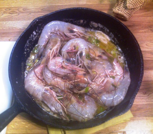 Uncooked BBQ Shrimp