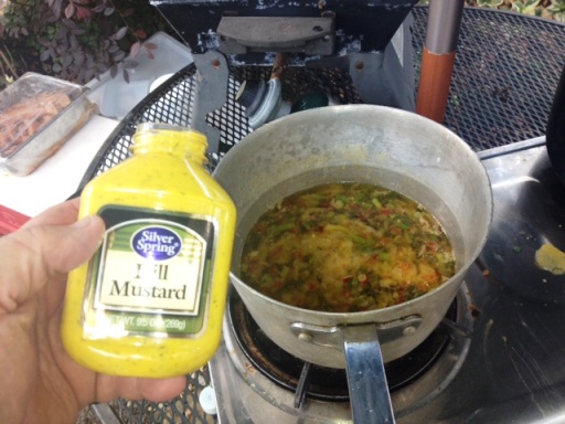 Silver Spring Foods Dill Mustard used for Grilling Oysters