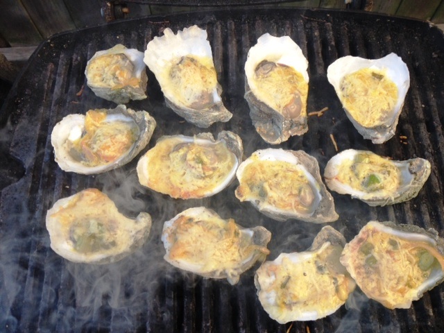 Dill Grilled Oysters