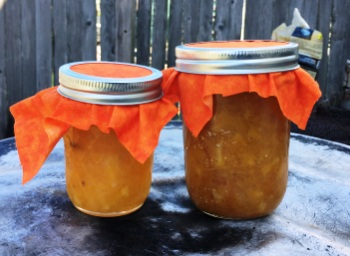 Orange Marmalade Jars.... Ready for Presents!!