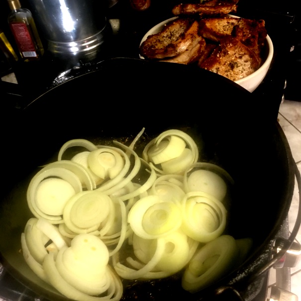 Pork Medallions with Sauted Onions