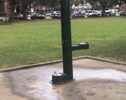 Drinking fountain for people and dogs!!