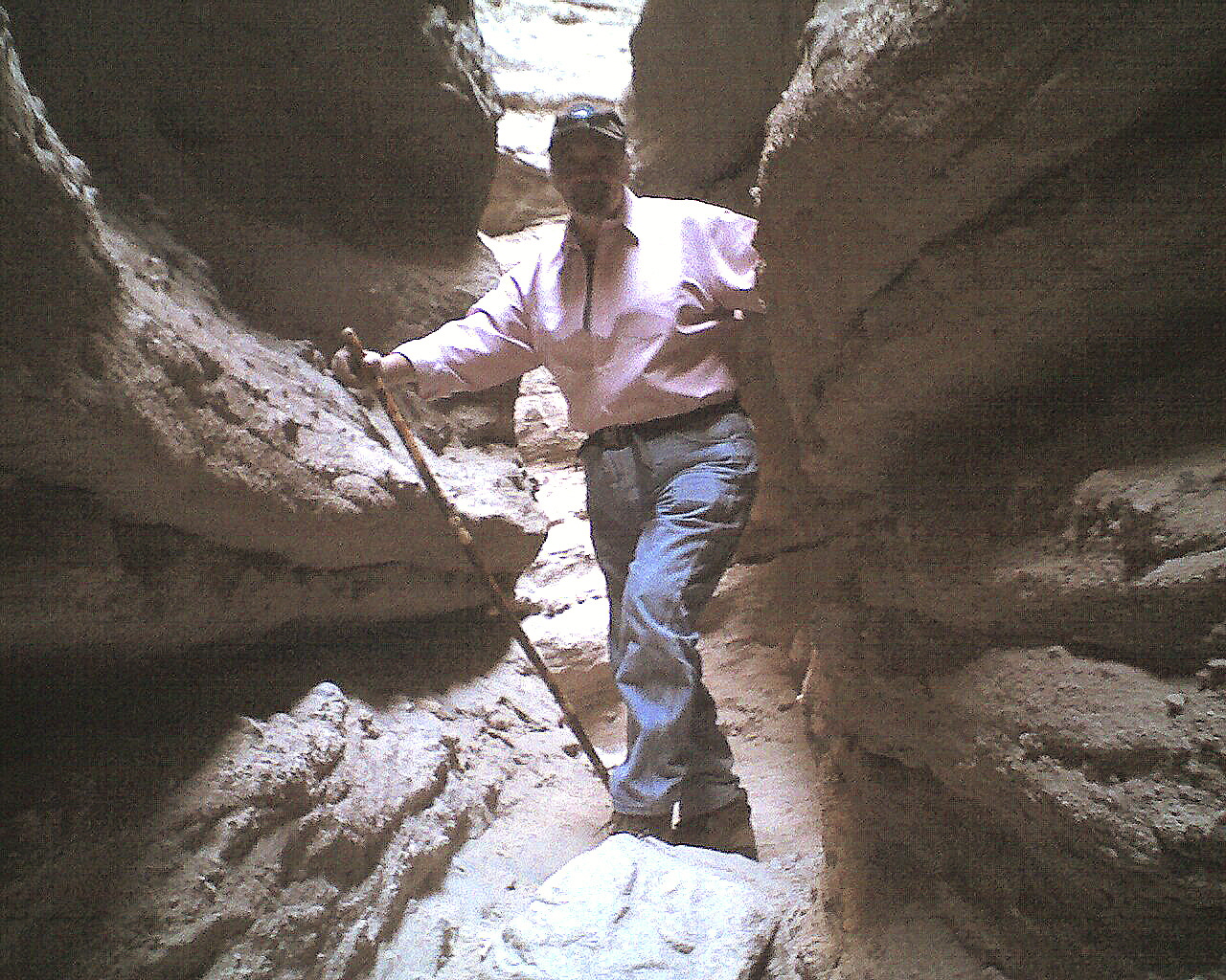 Emile, Ladders Trail, Slot and Painted Canyon, Mecca, CA