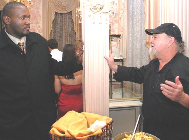 Actor Quinton Aaron and Chef Emile Stieffel