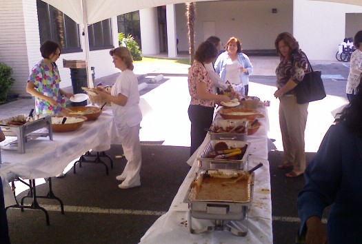 The HR Department finally gets to eat, LAST!!