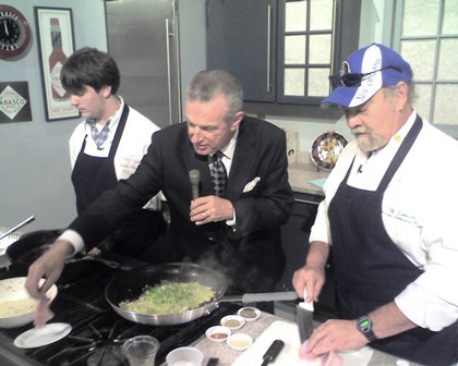 Dan Milham adds a grillade.