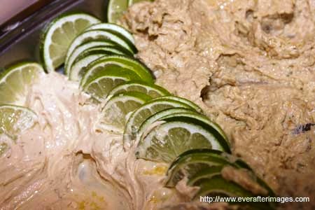 Hummus (Left) and Baba Ghannouj (Right)