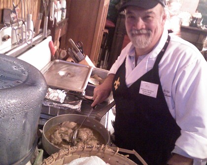 Chef Emile at the Sachmo Club Strut
