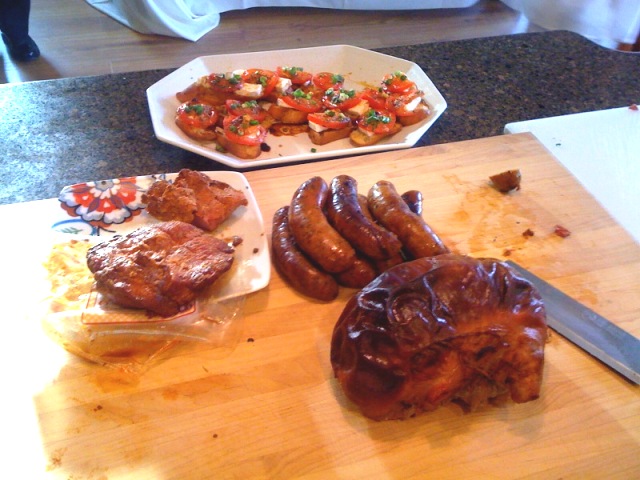 Chaudin, Tasso, and Chaurice Sausage