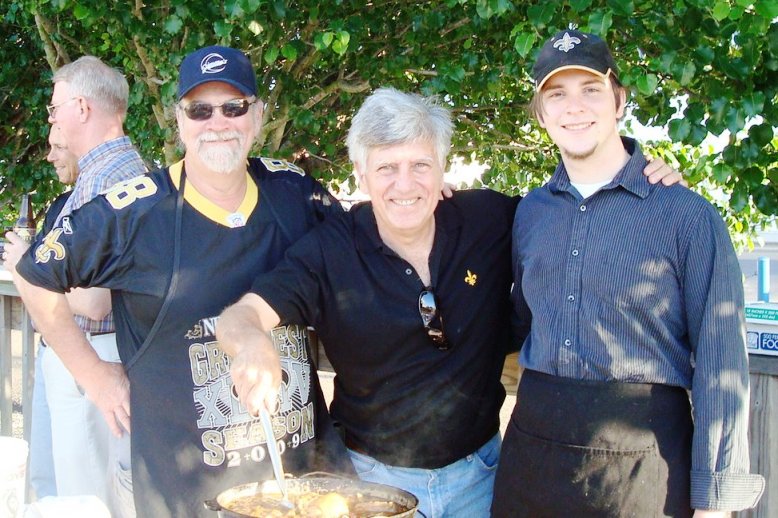 Myself, Jimmy Anselmo and Chef Laurent
