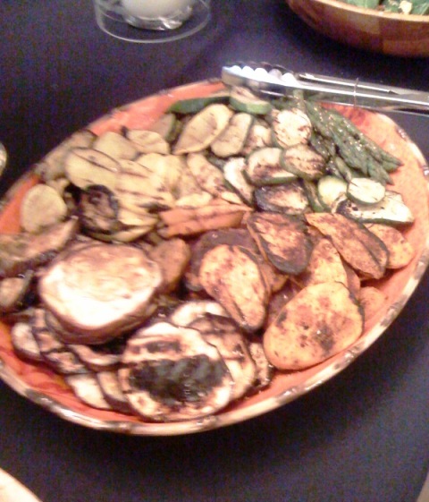 Flash Grilled Eggplant, Squash, Asparagus and Zucchini Medallions