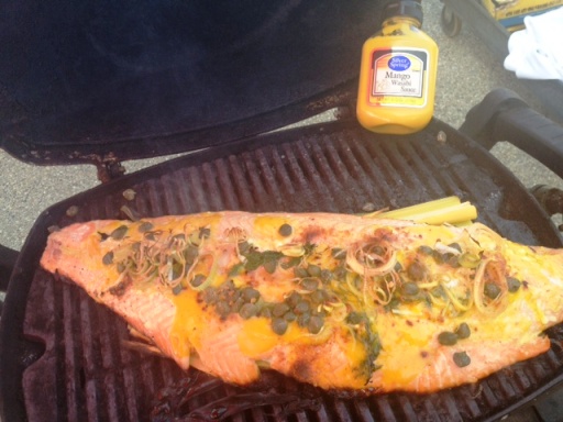 Mango Mustard Salmon Filet