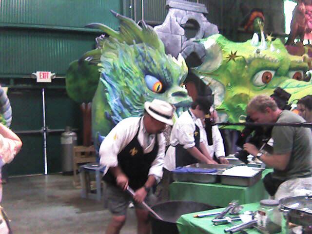 Emile and Laurent Stieffel Cooking Jambalaya