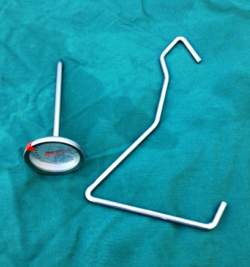 Thermometer and Hook