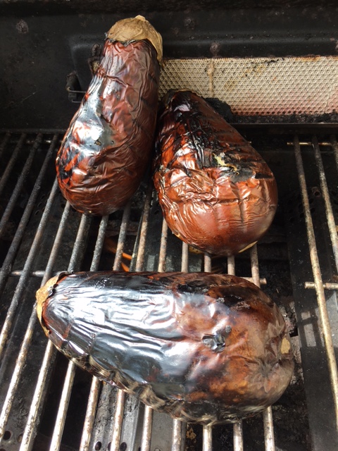 Baba Ganoush Grilled Eggplants
