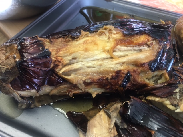 Baba Ganoush Grilled Eggplants