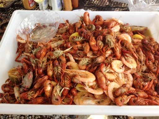 Boiled Crawfish and Shrimp