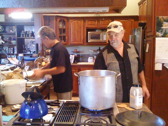 Making Turkey Stock