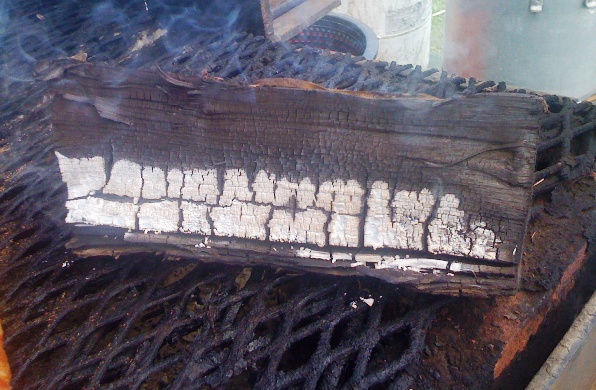 Smoking wood for flavor!