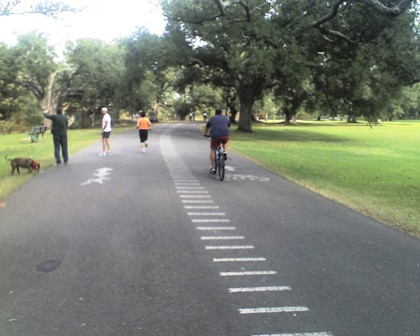 Audubon Park Walking Biking Path