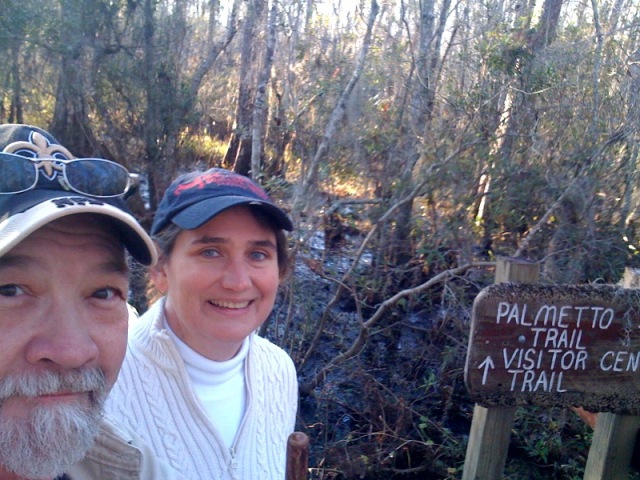 Trailhead from the Visitor's Center Trail