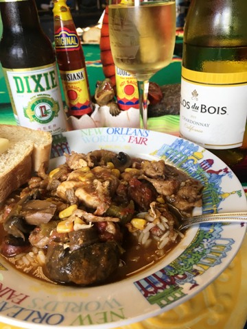 Crawfish Boil Ettouffe Plated
